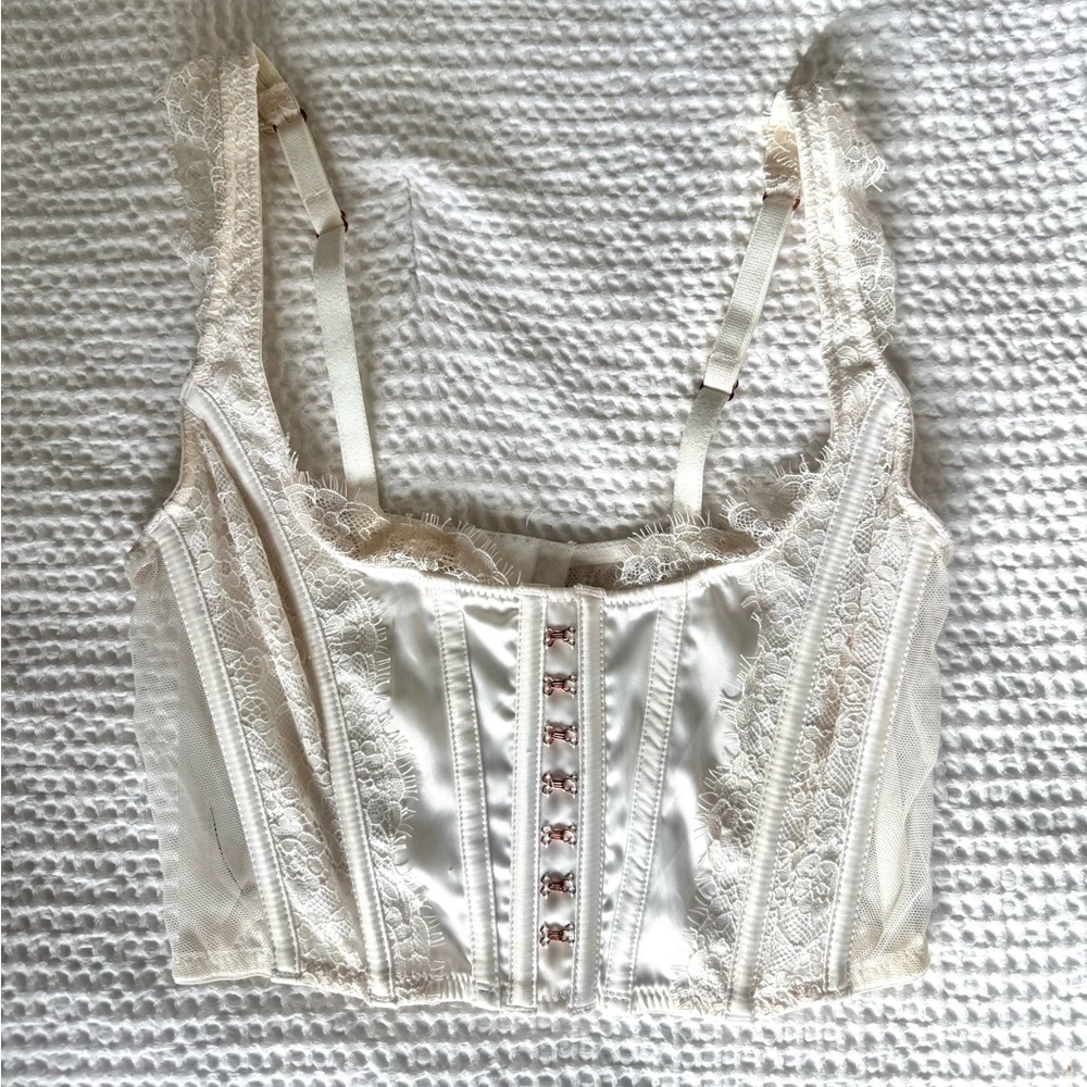 White Corset Bustier Top - VS size XS